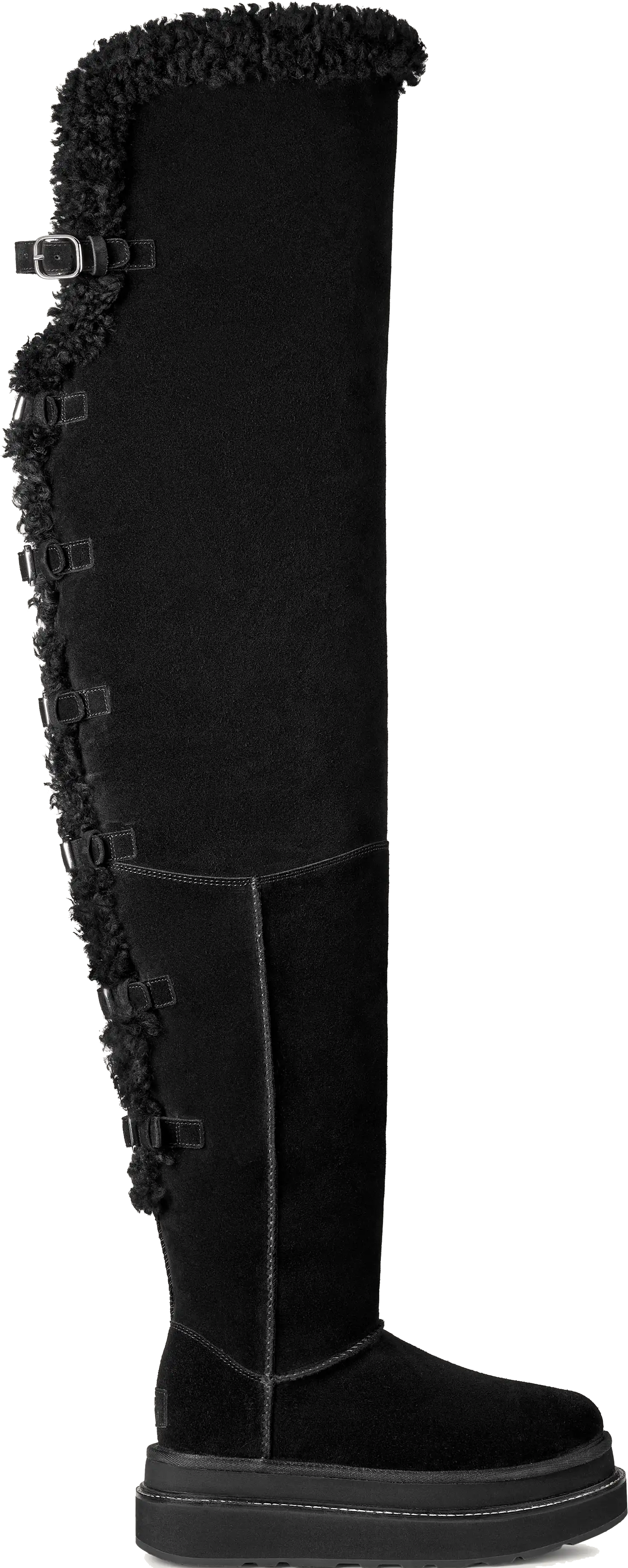 sacai x UGG Thigh High Laars Dames "Black"