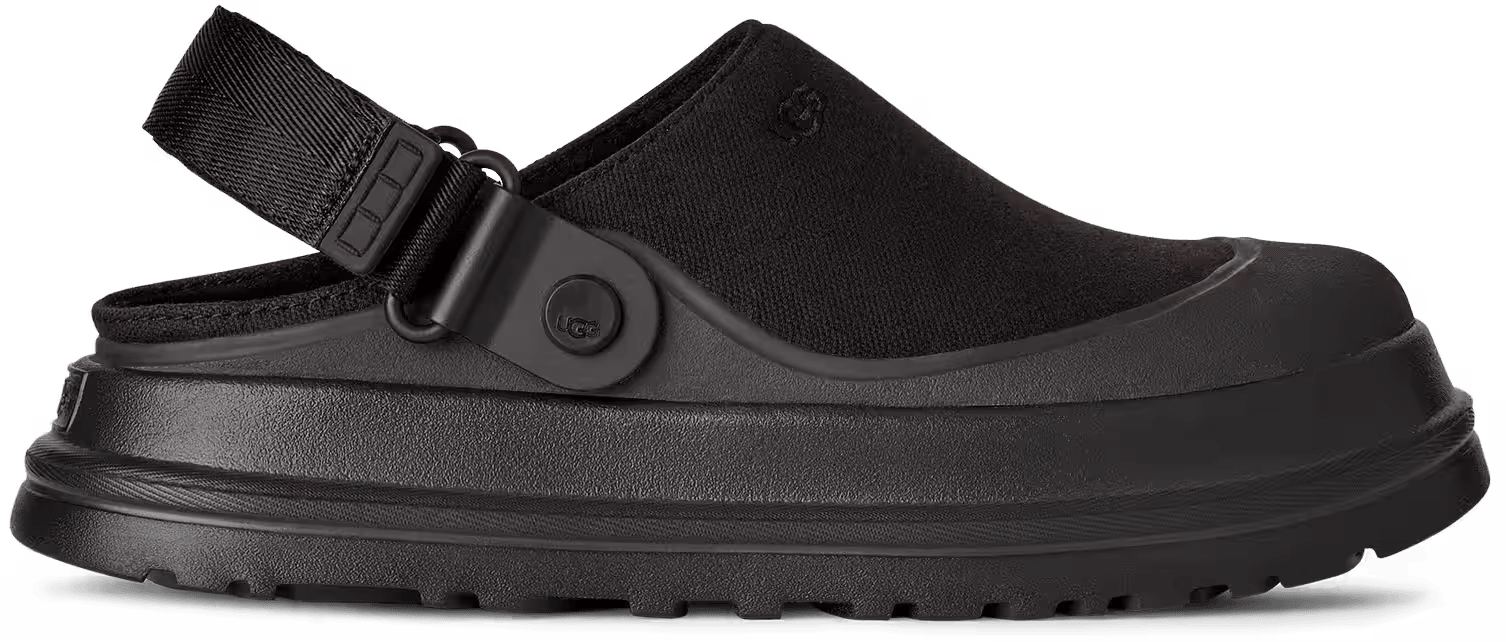 UGG GoldenGlow Canvas-Klomp Black