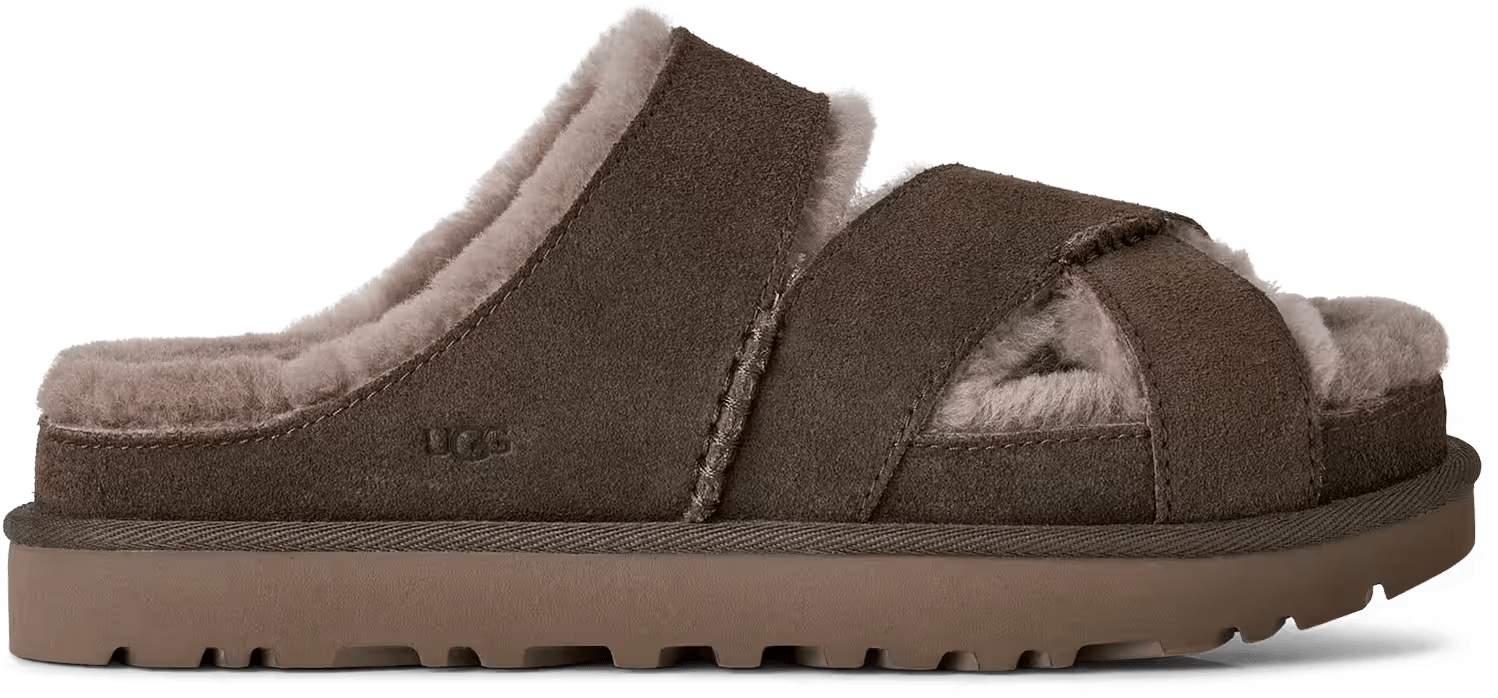 UGG Greenport Cross Strap-Slipper Dense Smoke