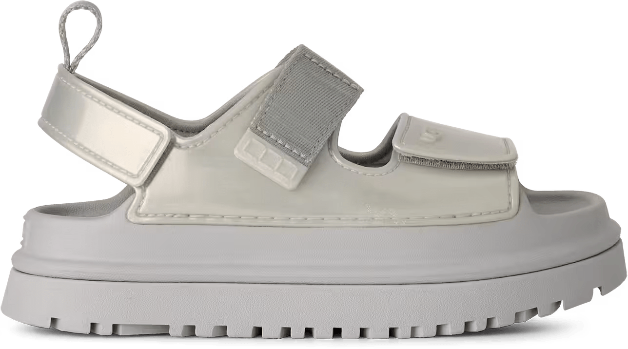 UGG GoldenGlow Glossy Sparkles-Sandaal Silver