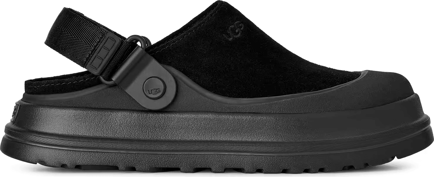 UGG GoldenGlow Suède Klomp Black