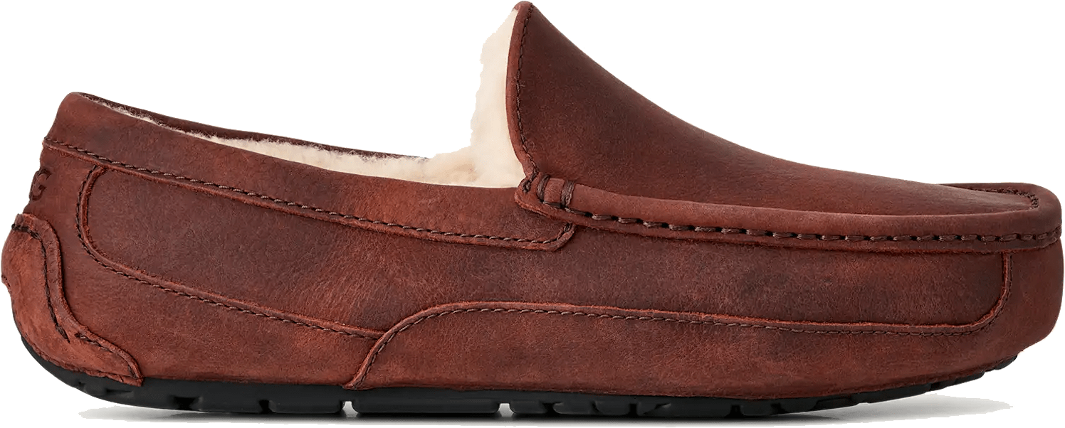 UGG Ascot Tumbled Slipper "Cordovan"