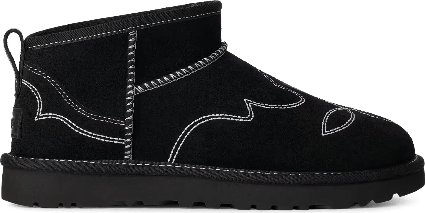 UGG Classic Ultra Mini Western-Laars Black