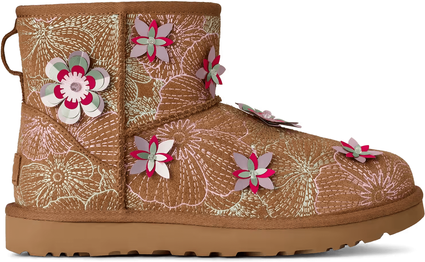 UGG Classic Mini Meadow Laars Dames "Chestnut"