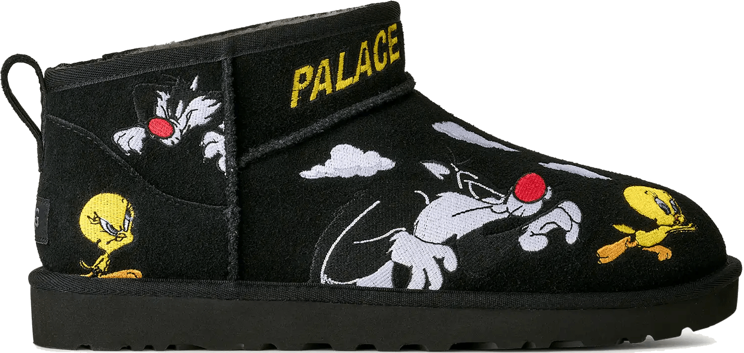 Palace x Looney Tunes x UGG Ultra Mini "Black"