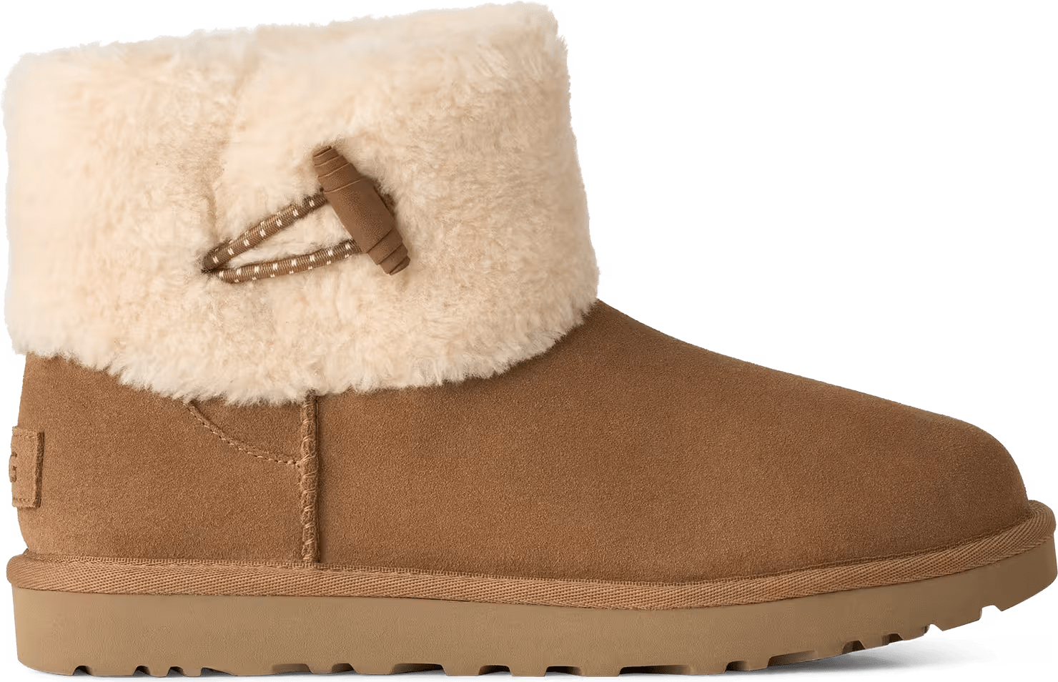 UGG Classic Mini Posy Toggle-Laars Chestnut