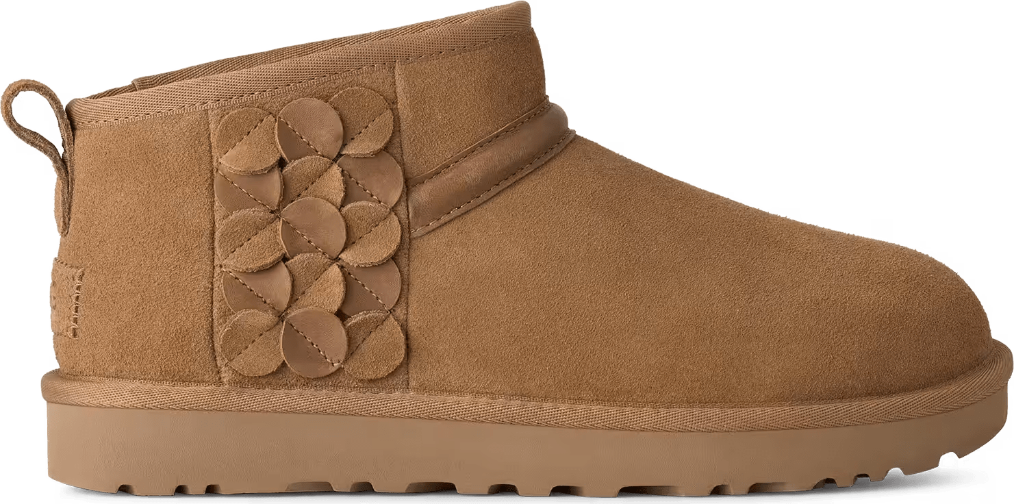 UGG Classic Ultra Mini Faye-Laars Chestnut