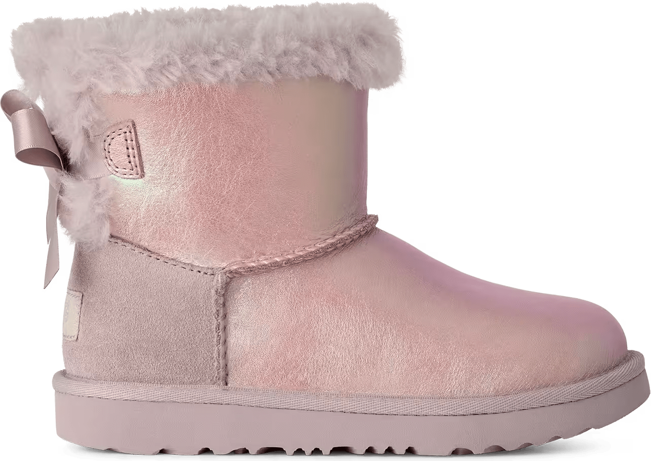 UGG Mini Bailey Bow II Frosted-Laars Lavender Smoke