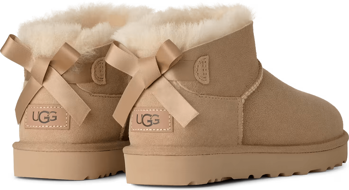 UGG Ultra Mini Bailey Bow-Laars Sand
