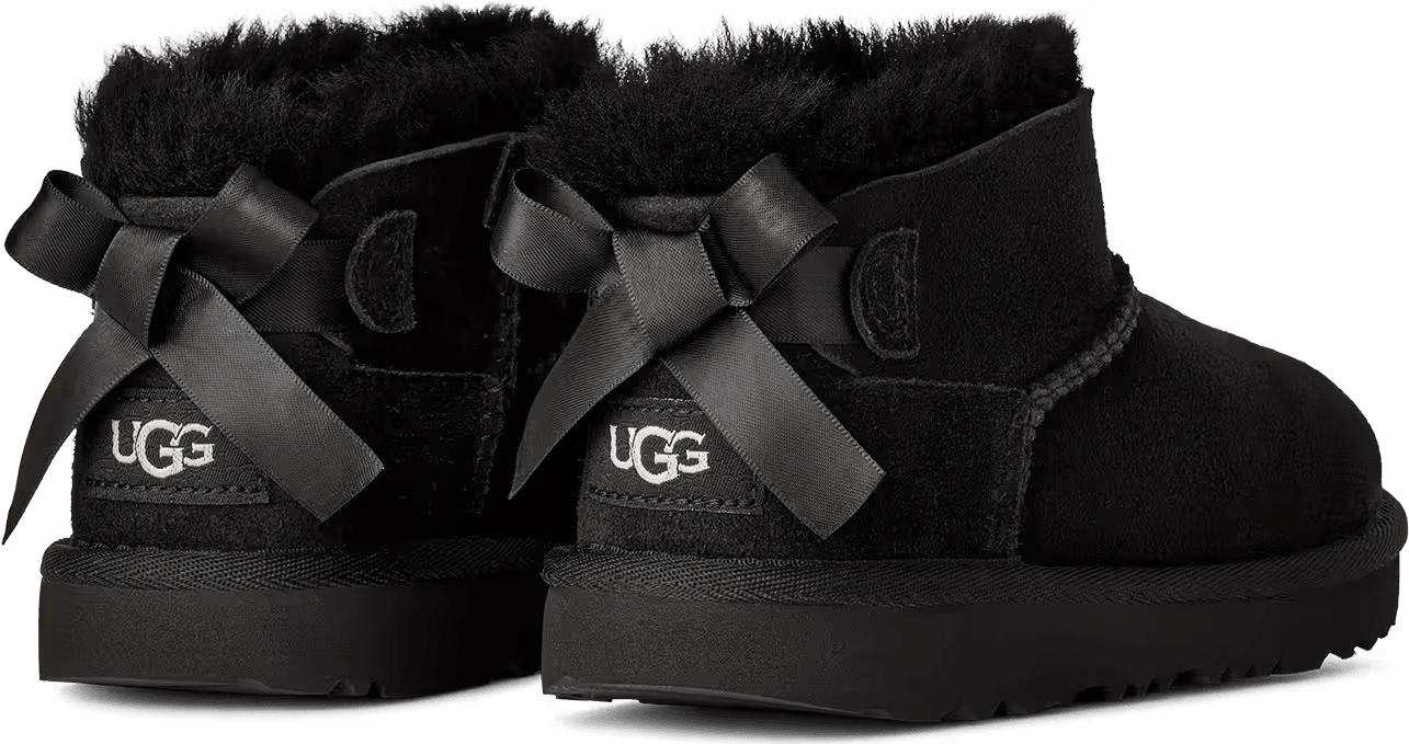 UGG Ultra Mini Bailey Bow-Laars Black