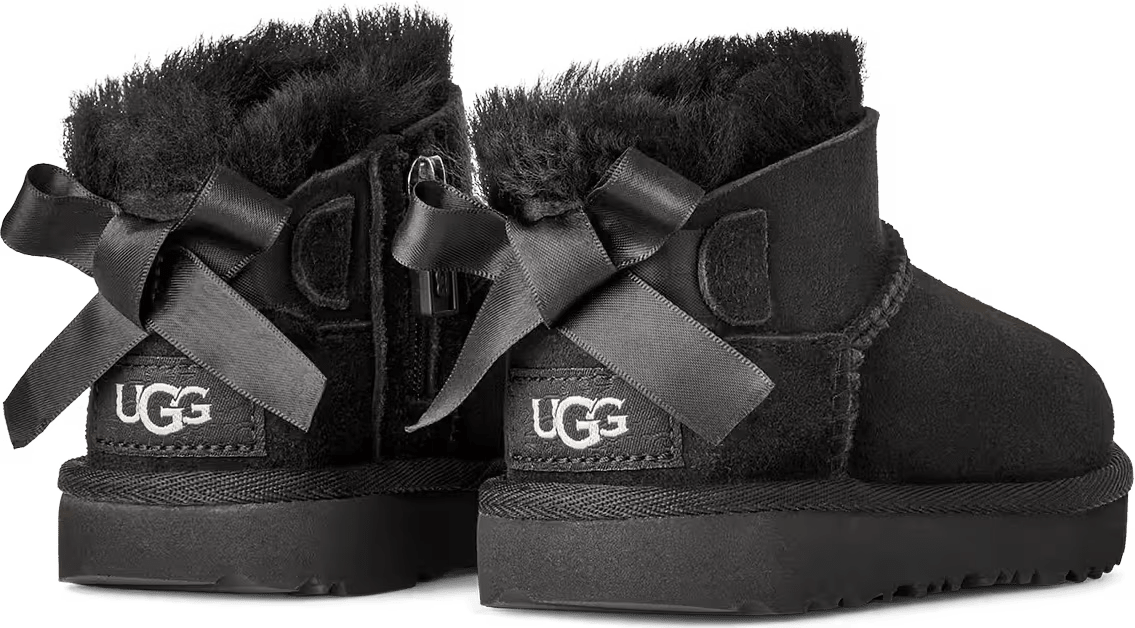 UGG Ultra Mini Bailey Bow-Laars Black