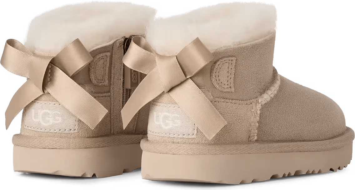 UGG Ultra Mini Bailey Bow-Laars Sand