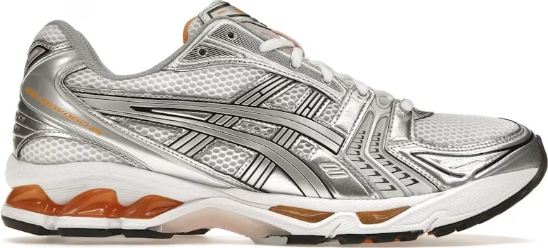 ASICS Gel-Kayano 14 White Pure Sliver Orange