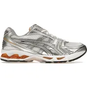 ASICS Gel-Kayano 14 White Pure Sliver Orange