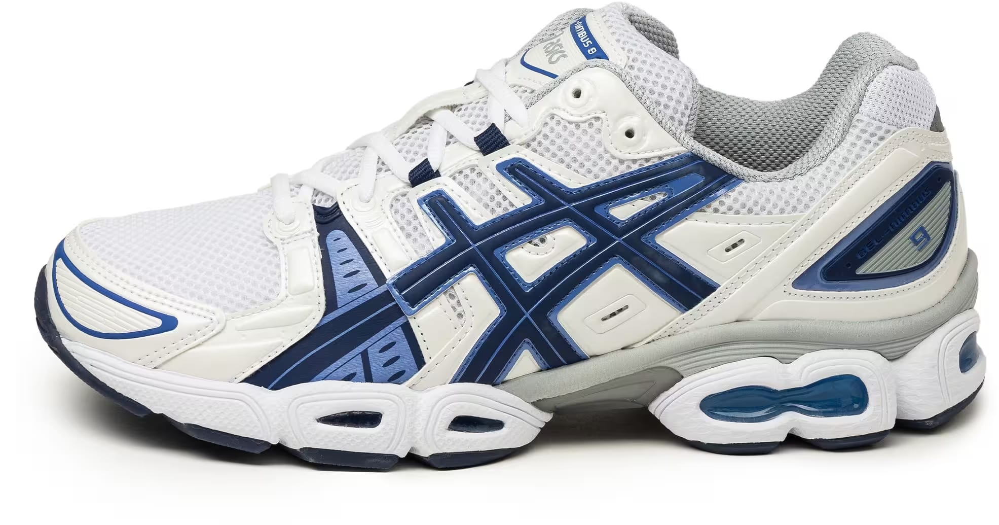 ASICS Gel-Nimbus 9 White Indigo Blue