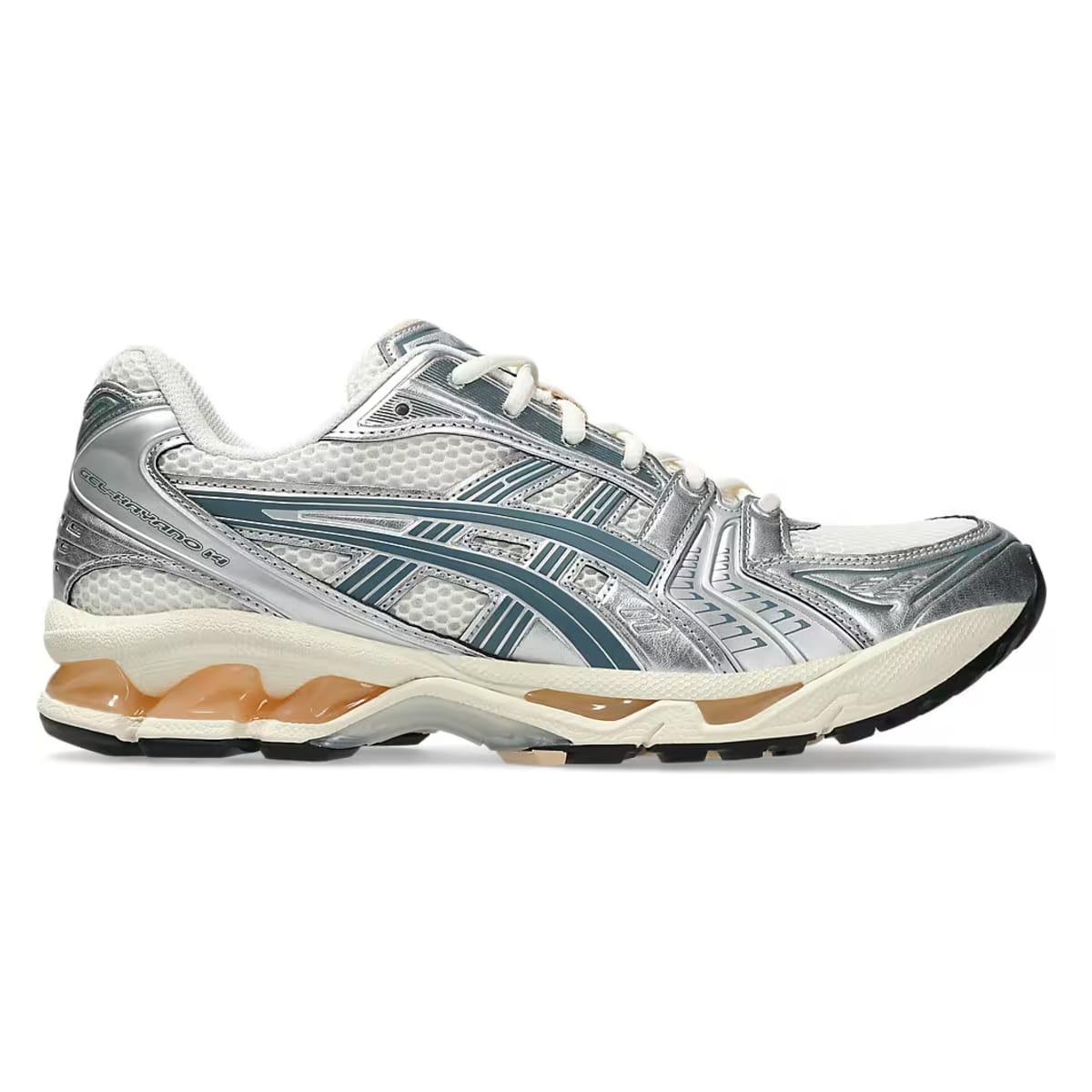 ASICS Gel-Kayano 14 "Birch Pure Silver Teal Gold"