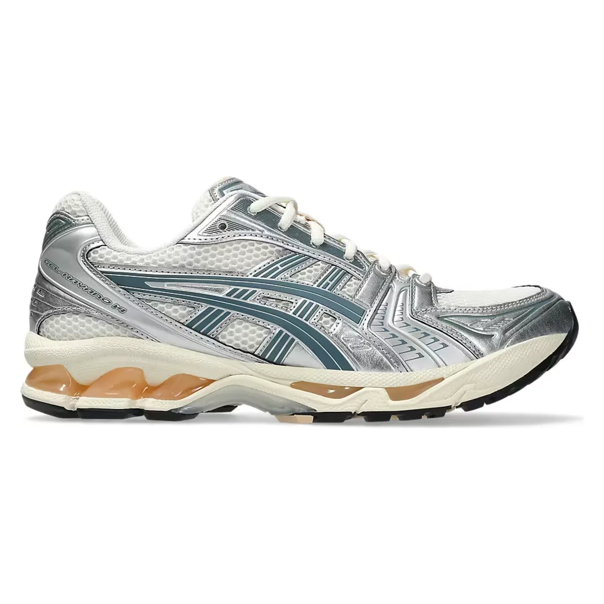ASICS Gel-Kayano 14 "Birch Pure Silver Teal Gold"