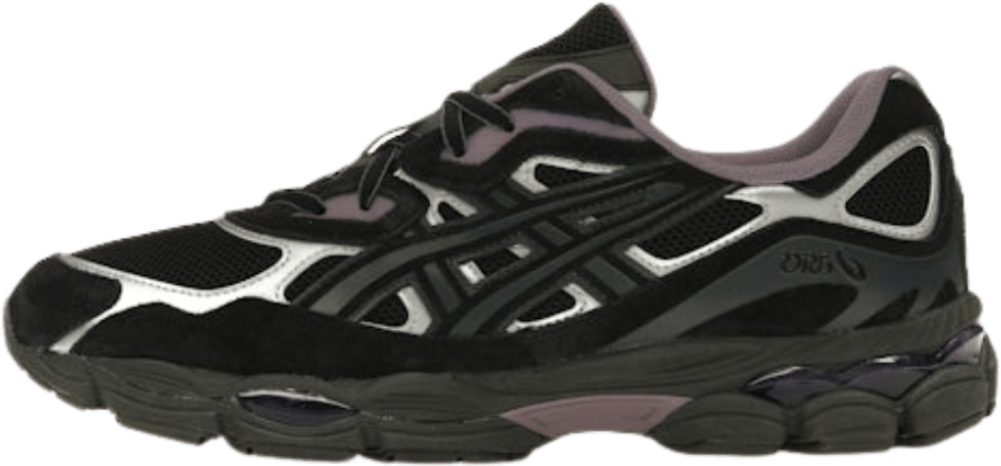 ASICS Gel-NYC Black Purple Graphite Grey