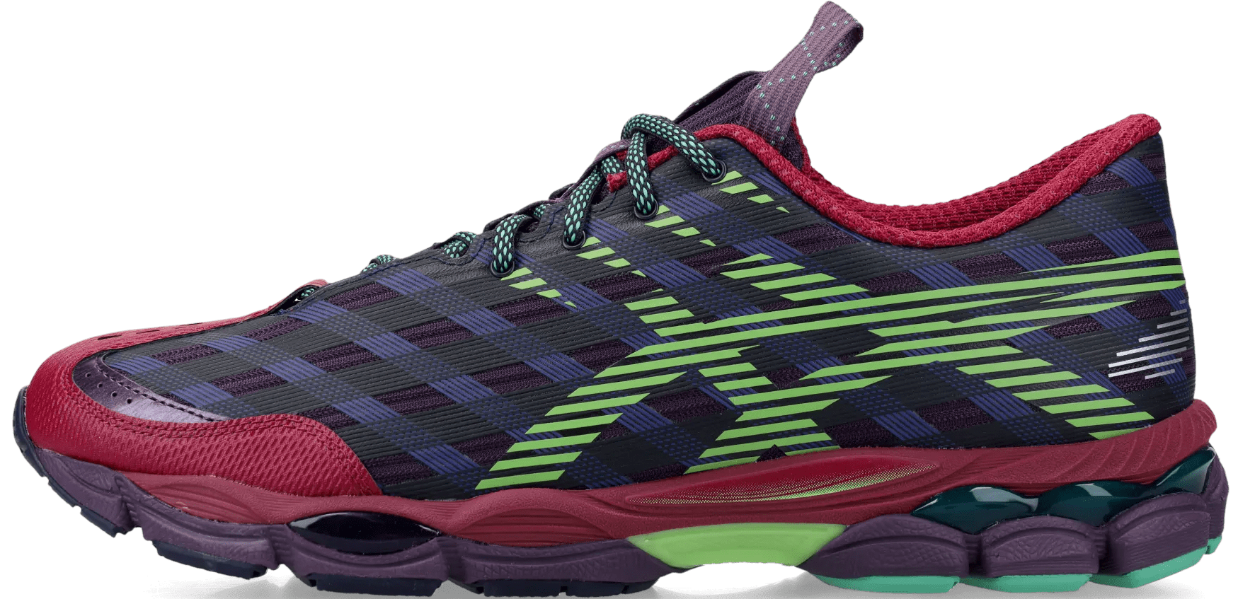 Asics US8-S Gel-SJ33 "Deep Plum Fresh Grass"