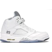 Air Jordan 5 Retro Metallic White