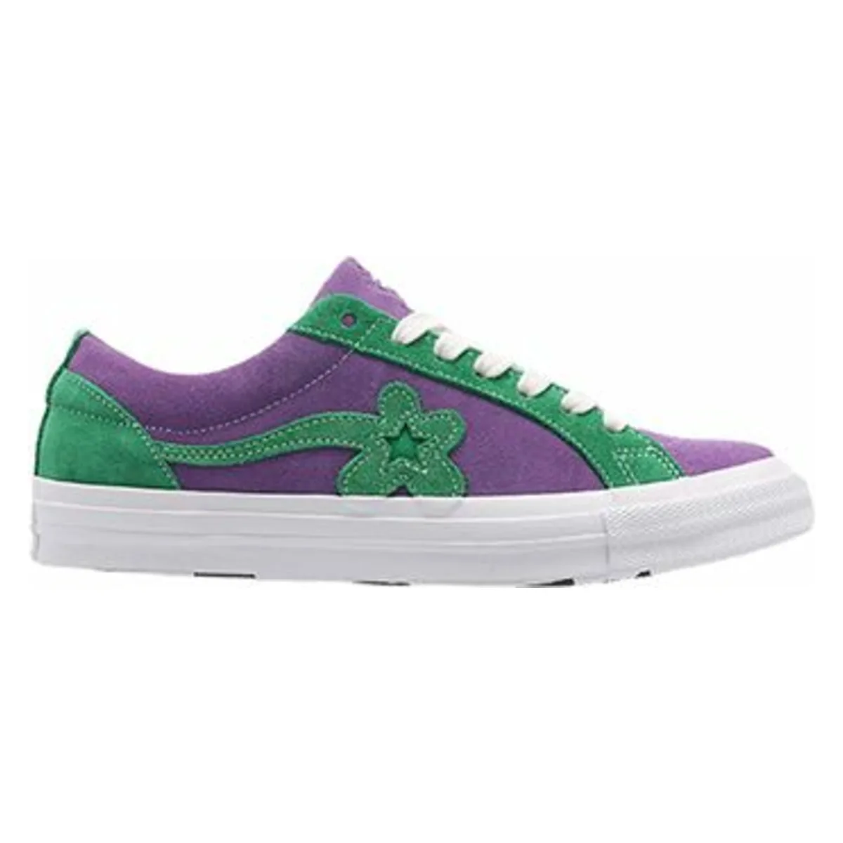 Converse x Golf Le Fleur One Star Purple Green