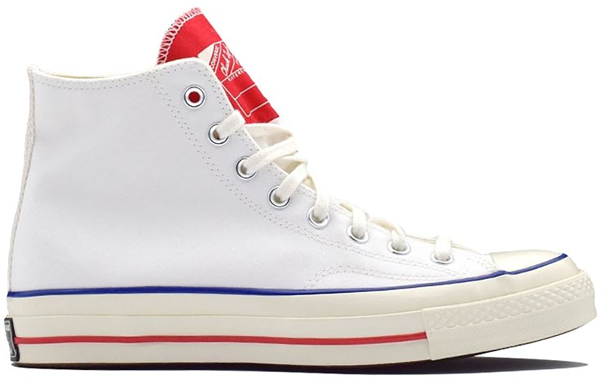 Converse Chuck Taylor All-Star 70 Hi Twisted Tongue White Red