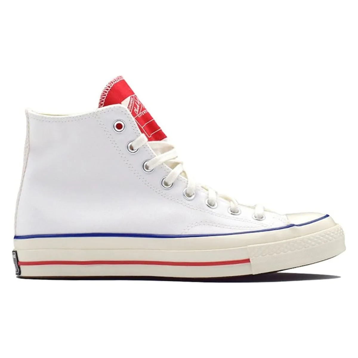 Converse Chuck Taylor All-Star 70 Hi Twisted Tongue White Red