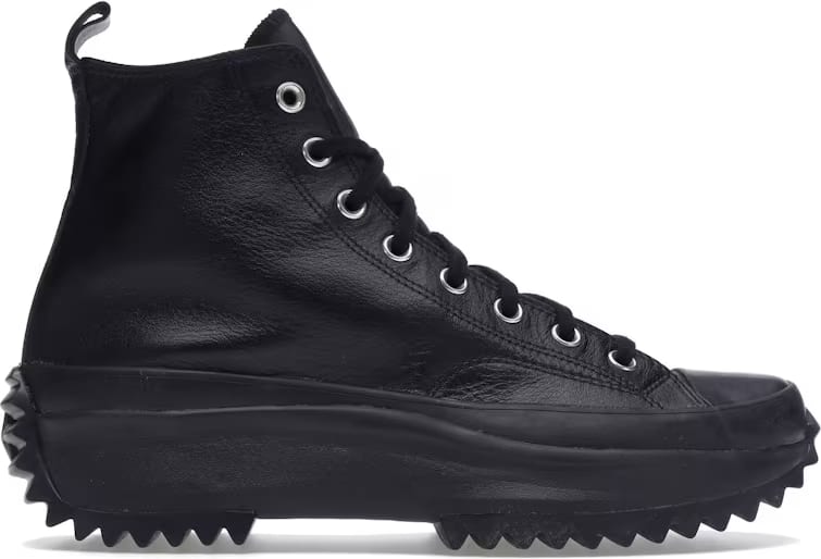 Converse Run Star Hike Hi Triple Black Leather