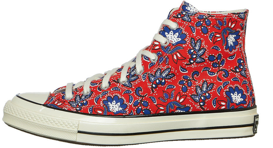 Converse Chuck Taylor All-Star 70 Hi Paisley Habanero Red