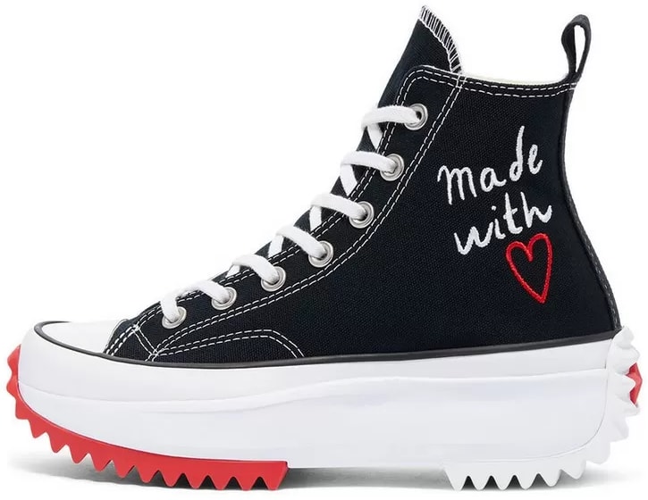 Converse Run Star Hike Hi Valentine's Day Made With Love (2021)