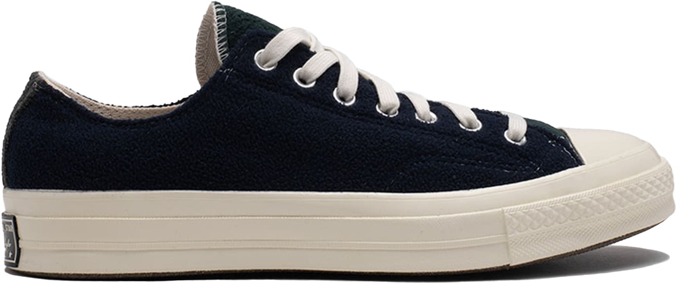 Converse Chuck Taylor All-Star 70 Ox Renew Upcycled Fleece Black Blue Green