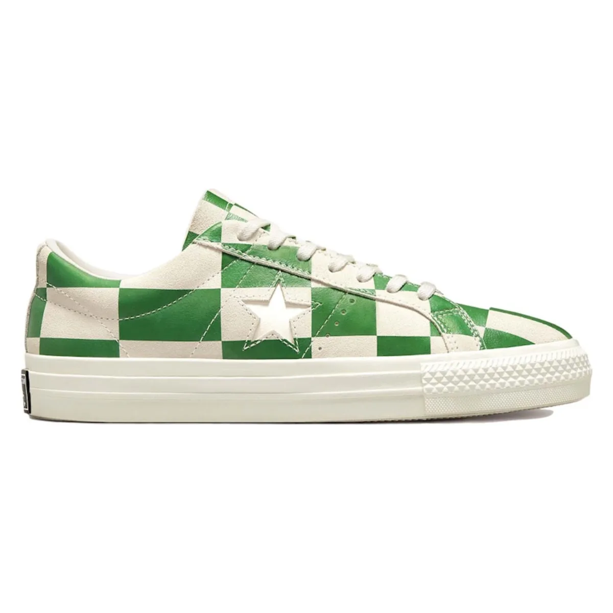 Converse One Star Ox Blocked Warped Board Green