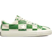 Converse One Star Ox Blocked Warped Board Green