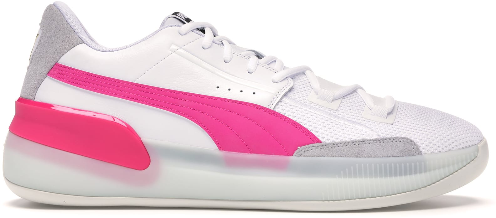 Puma Clyde Hardwood White Pink