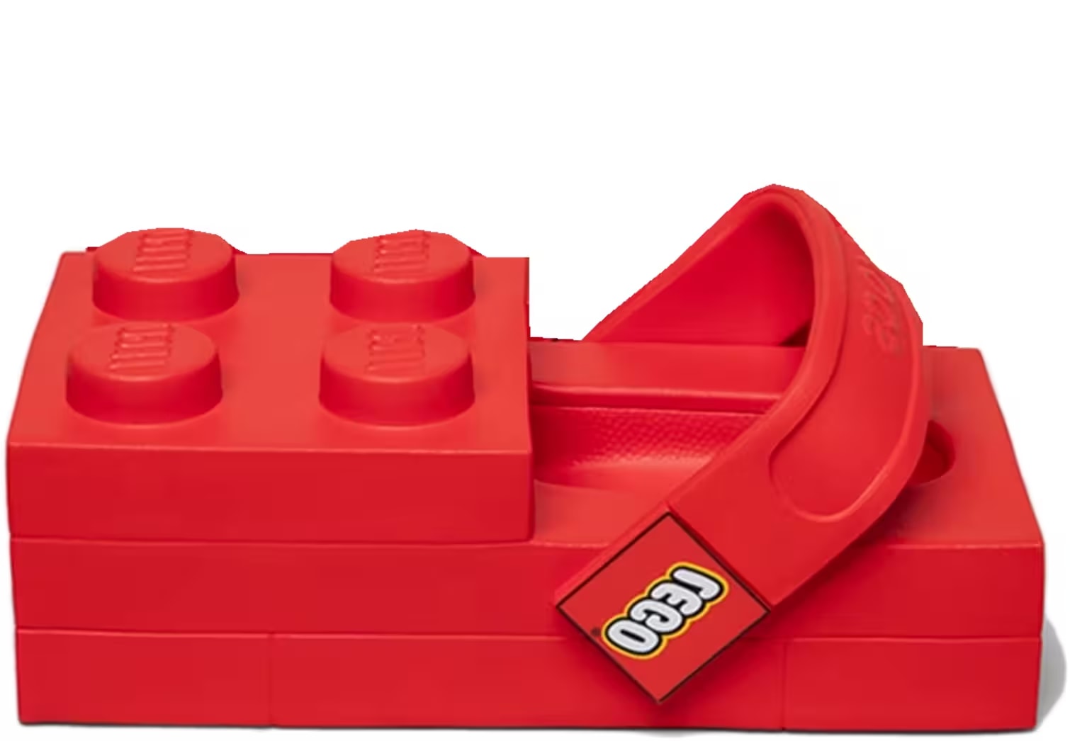 Crocs Brick Clog LEGO Red