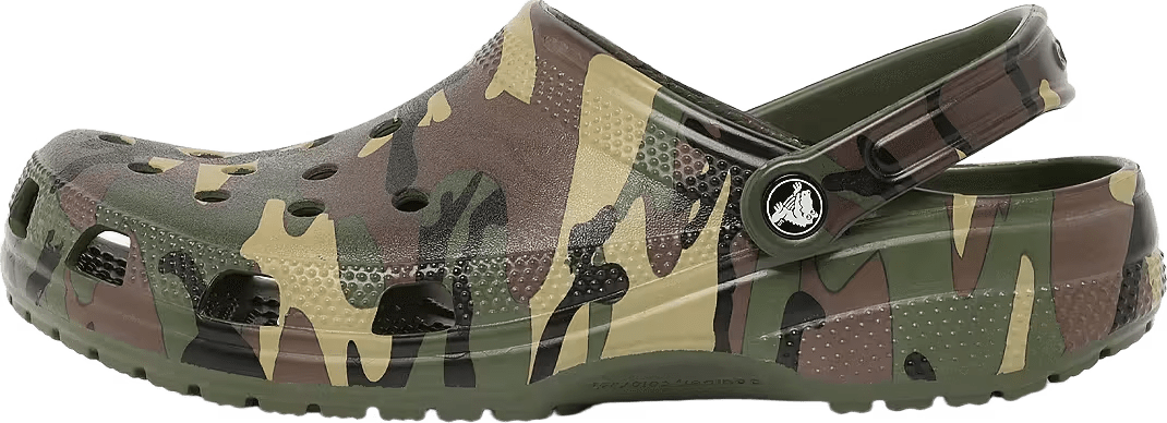 Crocs Classic Clog Camouflage Army Green Multi
