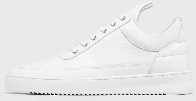 Filling Pieces Low Top Ripple Nappa All White