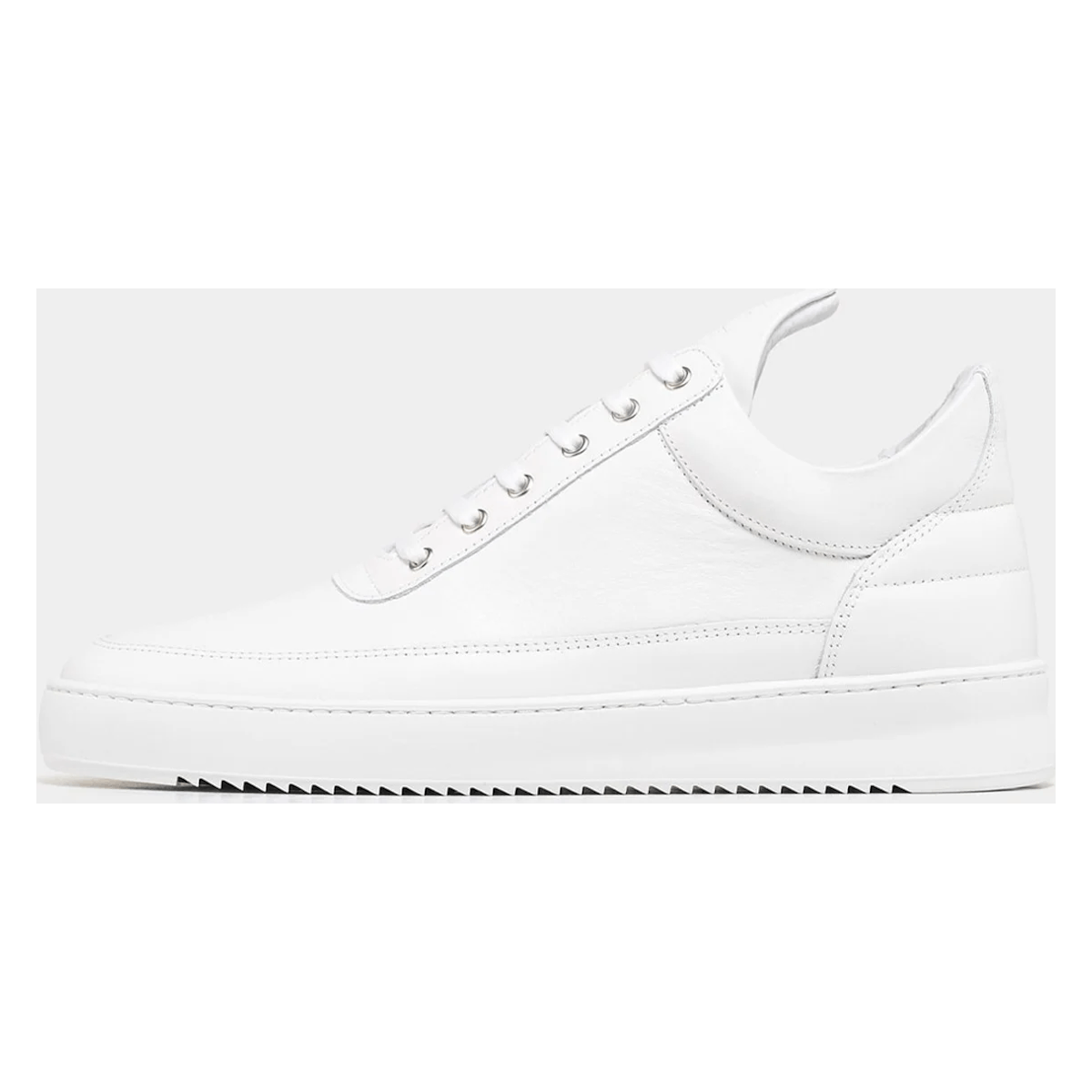 Filling Pieces Low Top Ripple Nappa All White