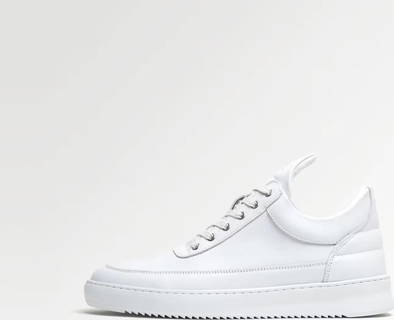 Filling Pieces Low Top Ripple Nappa White