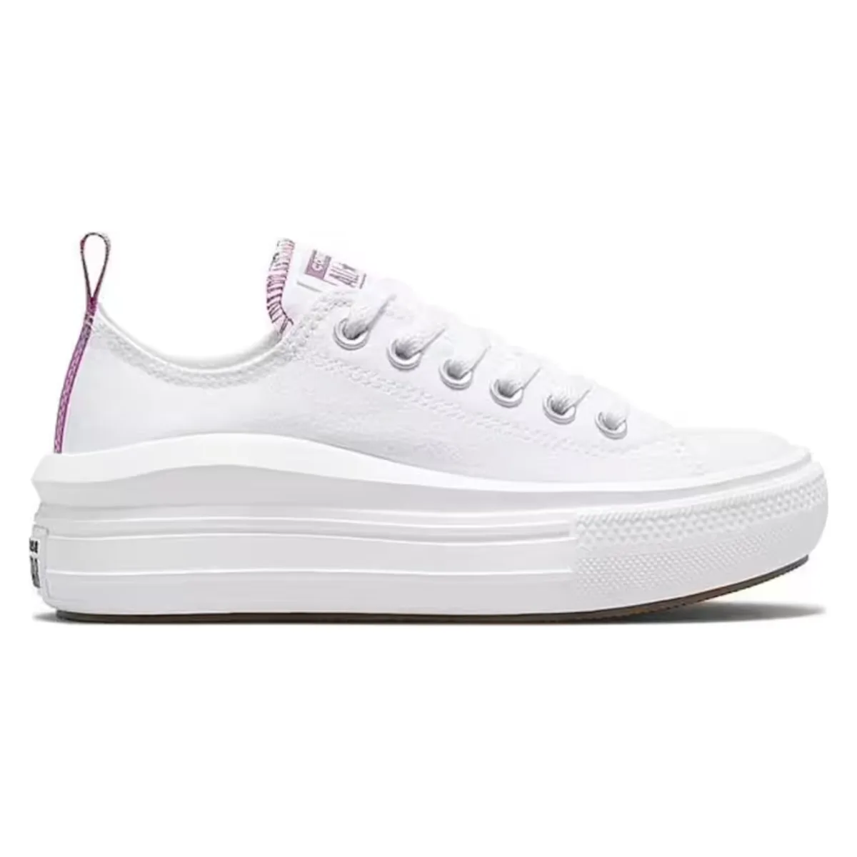 Converse Chuck Taylor All Star Move Platform White Pixel Purple (GS)