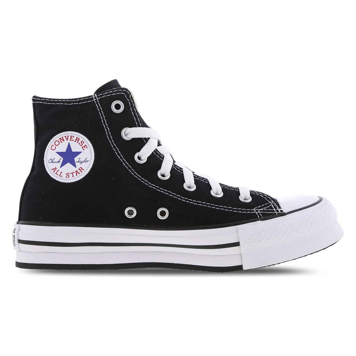 Converse Chuck Taylor All Star EVA Lift Canvas Platform Black White (GS)