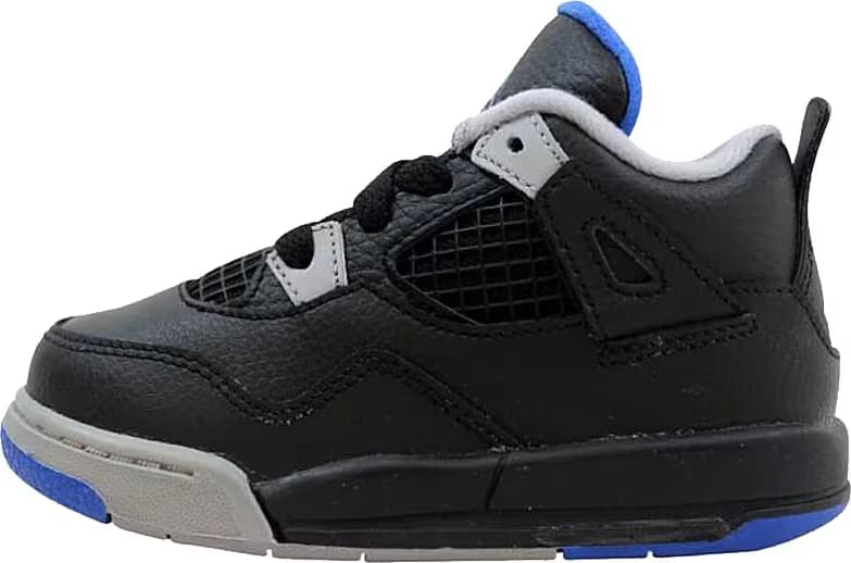 Air Jordan 4 Retro Black Soar Matte Silver White (TD)