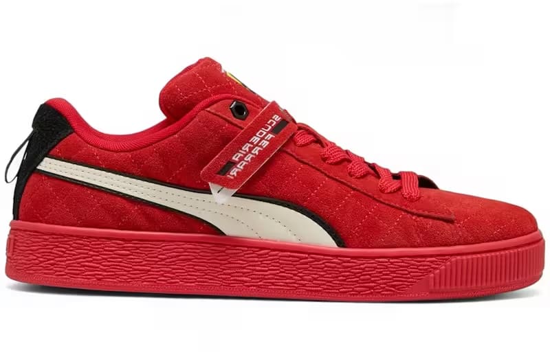 Puma Suede XL Hero Scuderia Ferrari Rosso Corsa Warm White