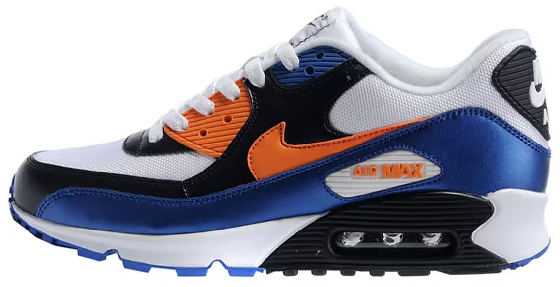Nike Air Max 90 White Bright Mandarine Black