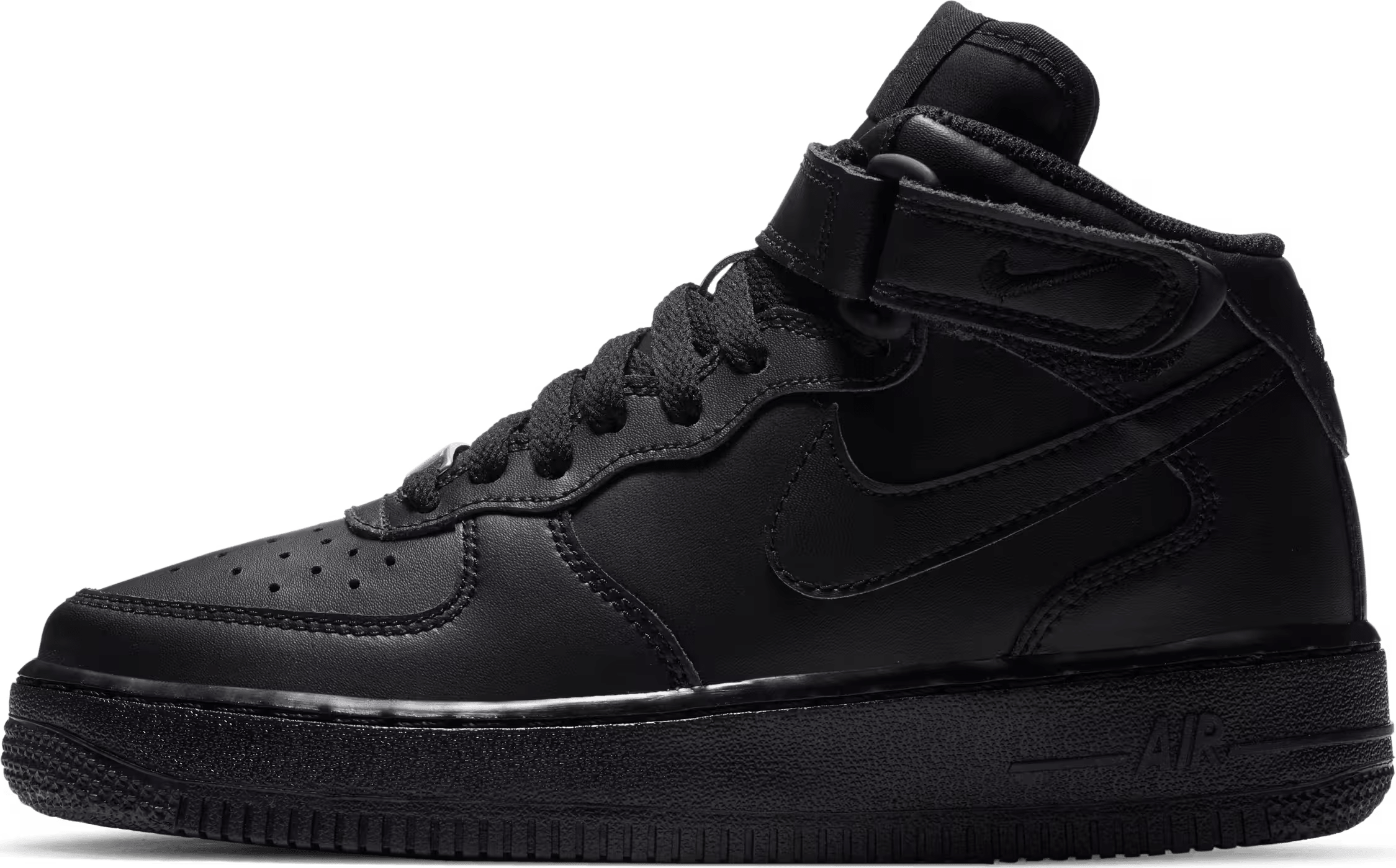 Nike Air Force 1 Mid Black (2014) (GS)