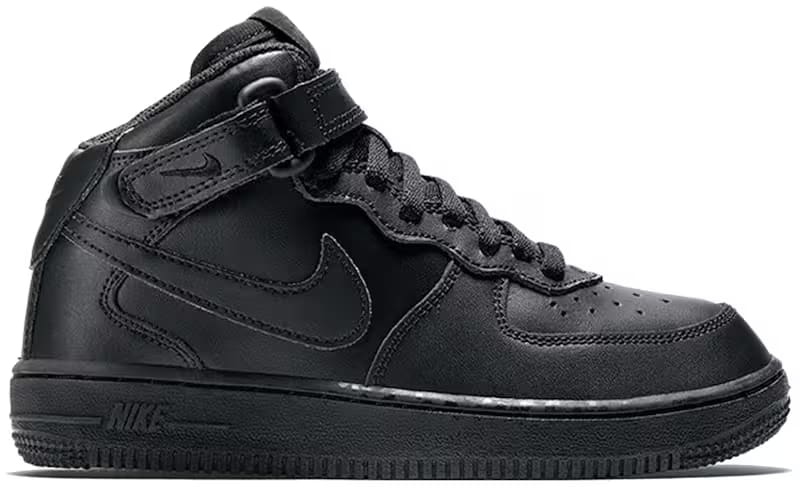 Nike Air Force 1 Mid Black (PS)