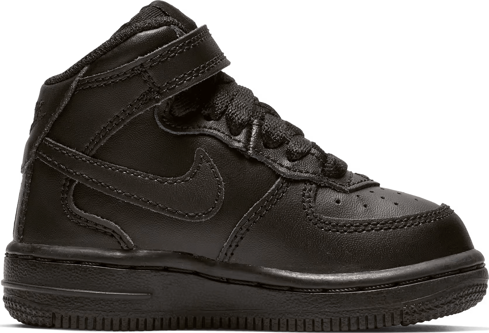 Nike Air Force 1 Mid Black Black  (TD)
