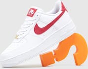 Nike Air Force 1 Low '07 White Noble Red (Women's)