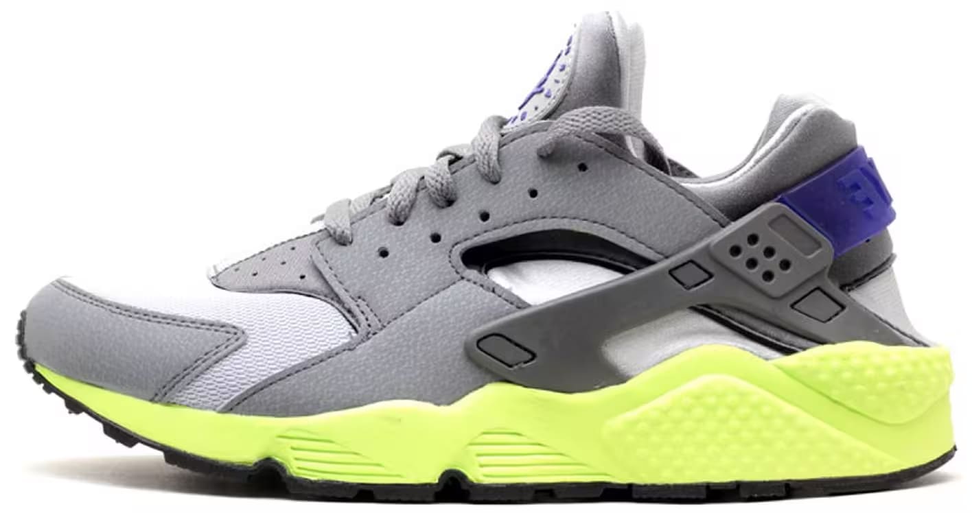 Nike Air Huarache Wolf Grey Volt Brand New