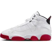 Jordan 6 Rings White University Red (GS)